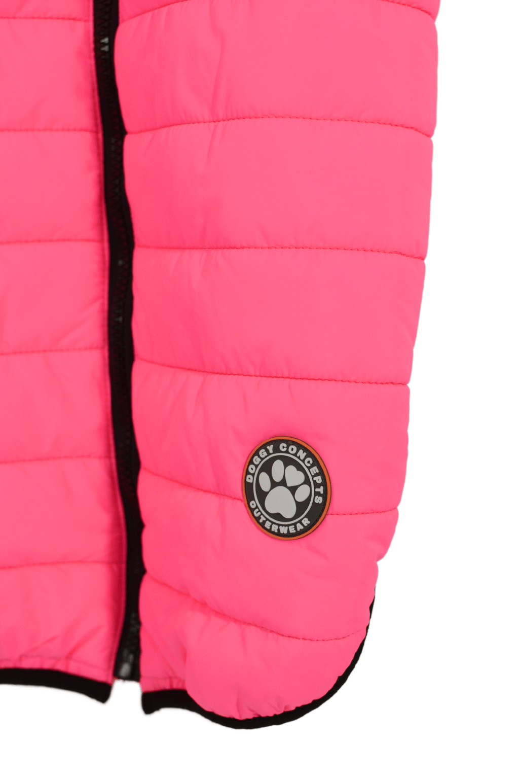 Hot Pink Dog Puffer Coat Large