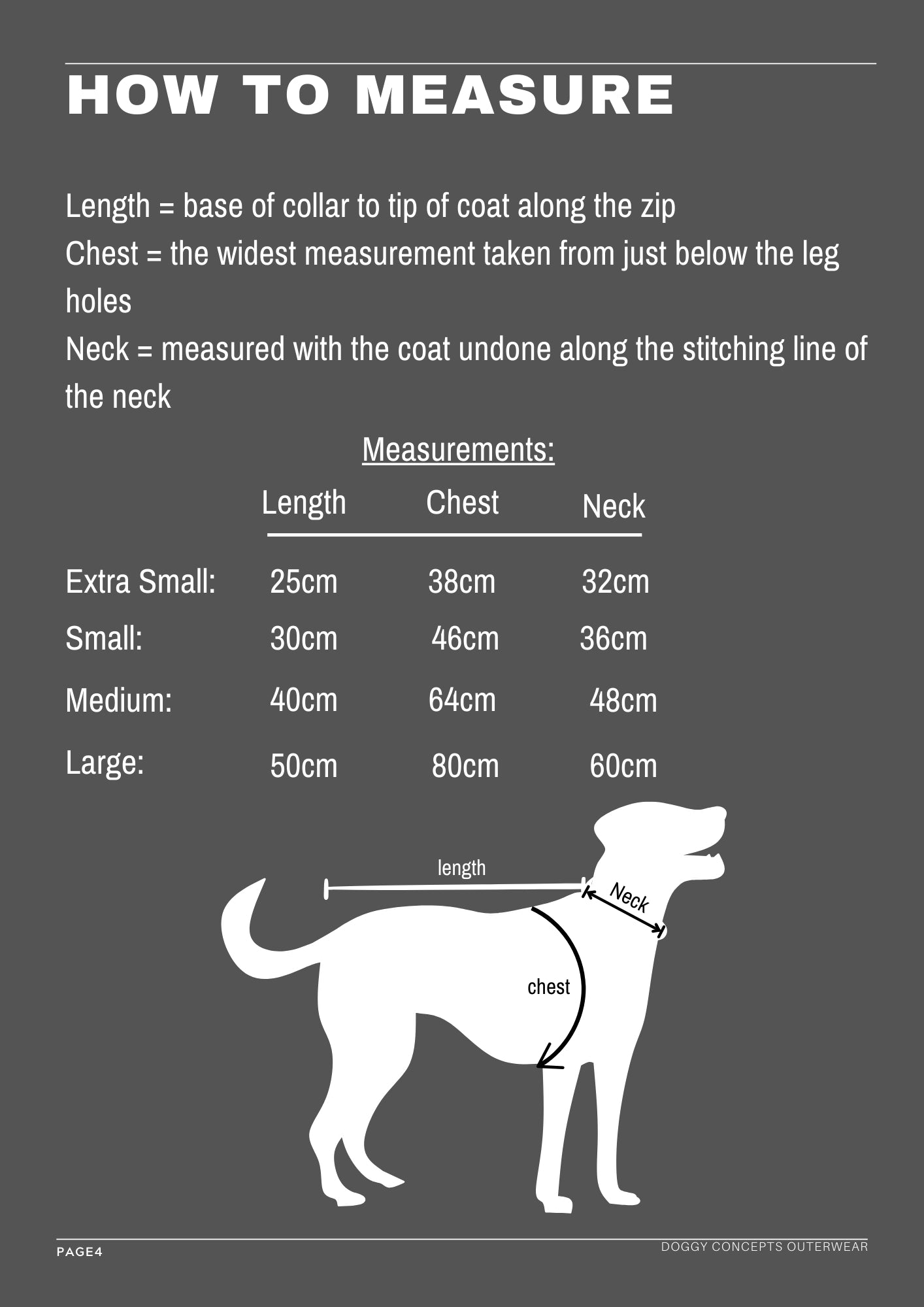 Jet Black Dog Puffer Coat Small