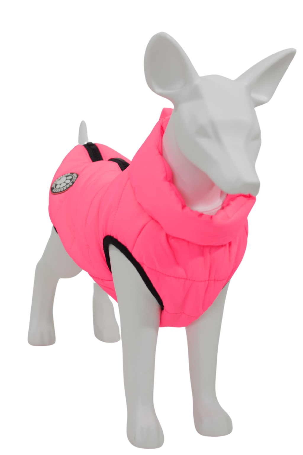 Hot Pink Dog Puffer Coat Small